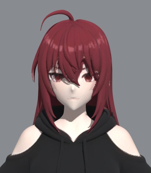 The game model's face: no detail