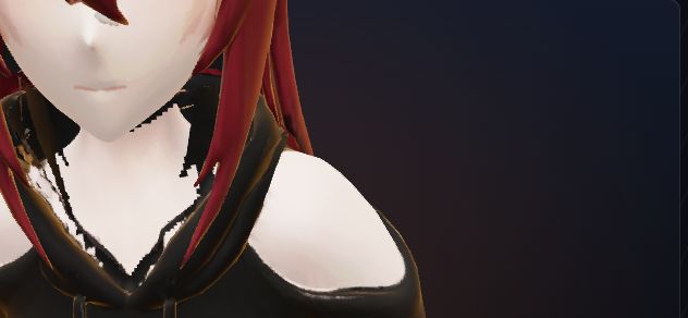 Character select: the jagged front collar lip of Streetwear X
